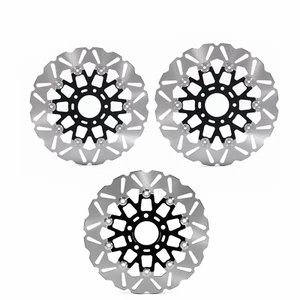 3x Floating 11.5" Front Rear Brake Rotors for Harley FLHX Street Glide 2006-2007 - Picture 1 of 15