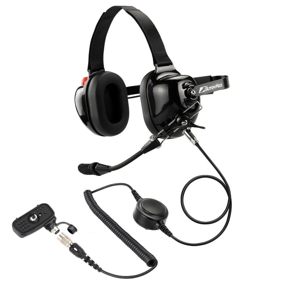 ArrowMax Noise Cancelling Headset for Tait TP9100 TP9135 TP9140 TP9155 TP916 - Image 1 of 4