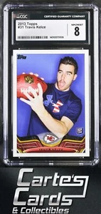 Travis Kelce 2013 Topps #31 Kansas City Chiefs Rookie CGC 8 - Picture 1 of 2