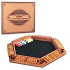 Upgraded 16 Players Shut The Box Dice Game Wooden Board Table Math Game With 16