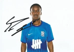 BIRMINGHAM: SIRIKI DEMBELE SIGNED 6x4 2023/2024 PORTRAIT PHOTO+COA - Picture 1 of 1