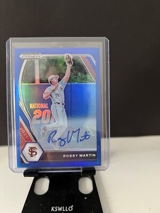 2021 Prizm Draft Picks Base Auto Blue Robby Martin - Florida State! /99 #PDP198