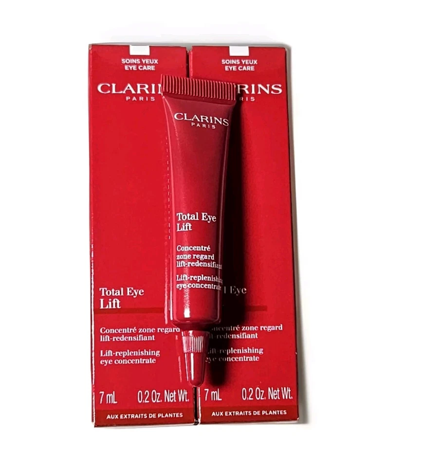 Clarins Total Eye Lift Eye Concentrate 14 ml Augen Serum ( 2x 7 ml )