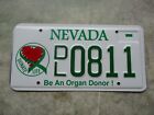 Nevada Be an Organ Donor! license plate #  811