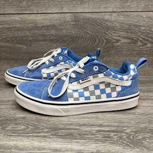 Vans Filmore Multi Checker Hellblau Jugend Sneaker Blau Größe 5Y - Bild 1 von 9