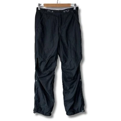 Vintage Gap Swishy Track Pants Embroidered Y2K Black Women's Size Small - Image 1 of 4