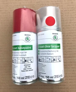 Skoda Rally Cervena Lack - 3T0050200 Code: F3E **Original Neu Skoda Original-Zubehör-Hersteller Teile** - Bild 1 von 6