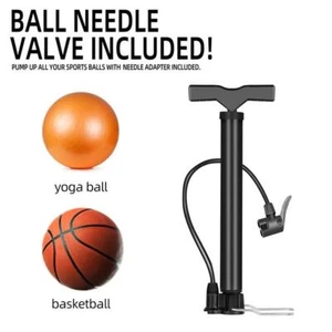 Mini Bike Pump Portable Bicycle Tyre Inflator Hand 120 High Pressure Pump C7P1 - Picture 1 of 13