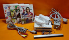 Nintendo Wii White Console With Controller And Nunchuck 4 Games Fifa Pes Cricket