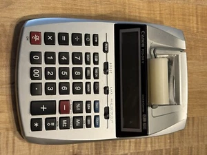 Canon P23-DHV Printing Calculator Turns On As Is Parts Fix 2 Color Print No Cord - Picture 1 of 6