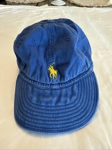 Polo Ralph Lauren Rare Soft Bill Hat Blue One Size - Picture 1 of 9