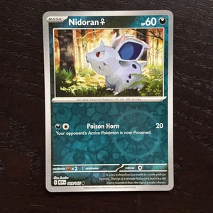 Nidoran 029/165 Pokemon 151 Scarlet & Violet Reverse Holo Common NM - Picture 1 of 2