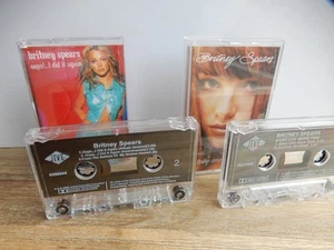 2 BRITNEY SPEARS BABY ONE MORE TIME OOPS I DIT KASSETTE MC TAPE 1998 / 2000 JIVE - Picture 1 of 5