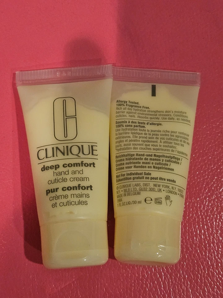 Крем для рук и кутикул Clinique Deep Comfort 2 шт. ~1 унция/30 мл каждый, всего 2 унции ~новый без коробки - Изображение 1 из 1