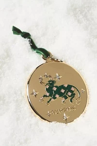 Anthropologie Lou Benesch Zodiac Ornament Gold Plated "Taurus" NWT - Picture 1 of 4