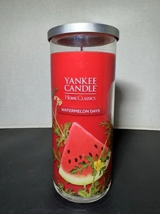 Raro Yankee Candle Home Classics Watermelon Days 20oz Tarro Vela Nuevo - Imagen 1 de 5
