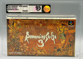Romancing Saga 3 Nintendo Super Famicom JP Release Sealed VGA 95 Graded