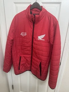 Fox Racing Honda Racing Puffer Insulated Jacket Red XL - Bild 1 von 13