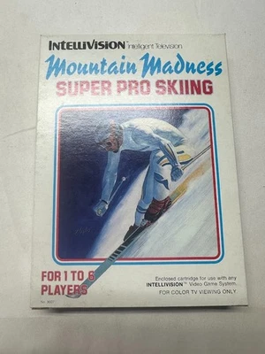 MOUNTAIN MADNESS SUPER PRO SKIING - Intellivision - CIB - NICE - Image 1 of 4