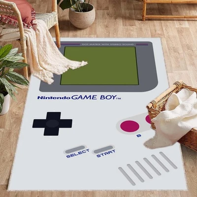 Retro Gameboy Rug, Game Console rug, Gamer Rug, Game Room Rug, Home Decor Rug - Image 1 of 4