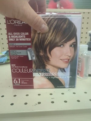 L'Oreal Paris Couleur Experte Express Hair Color + Highlighter, Light Ash Brown  - Image 1 of 4