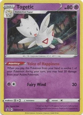Togetic SWSH276 SWSH: Sword & Shield Promo Cards Holo NM - Image 1 of 2