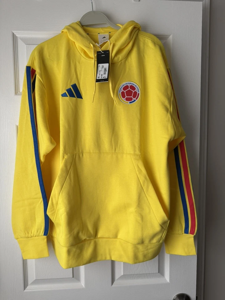 Adidas Colombia Sudadera con Capucha Polar con Capucha Ajustable Talla L Foto 1 de 4