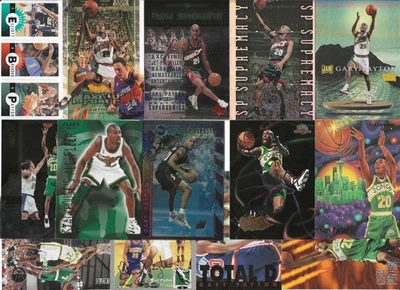 Gary Payton & Jason Kidd Inserto/RC/Base LOTE Sin Dups Fleer Ultra, SP, Topps +++ Foto 1 de 4