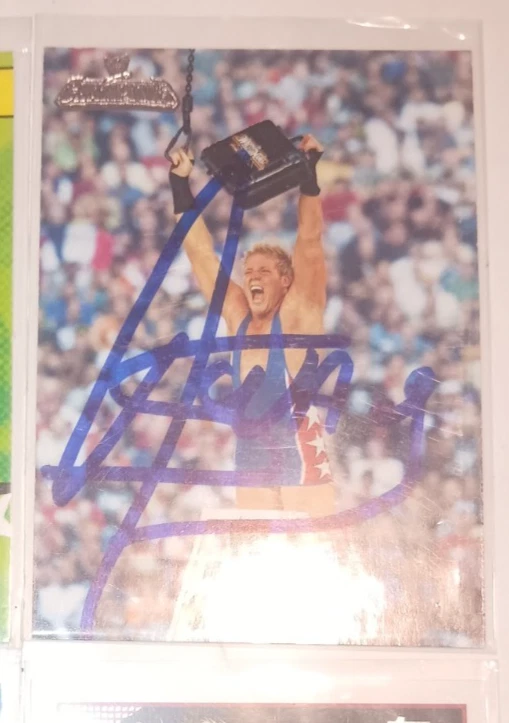 Jack Swagger 2010 Topps WWE Champions in person Autograph - Image 1 of 1