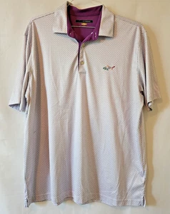 Greg Norman Play Dry Polo Mens Sz XL Purple Short Sleeve Athletic Golf - Picture 1 of 7