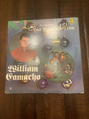 WILLIAM CAMACHO CELEBRANDO LAS NAVIDADES CON LP LATIN RARE VINYL RECORD VG/VG - Image 1 of 4