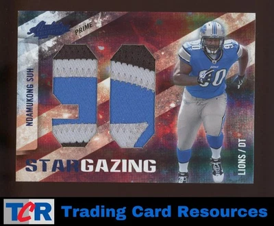 2010 Absolute #26 Ndamukong Suh Star Gazing Oversize Jersey Number Prime #/25 - Image 1 of 2