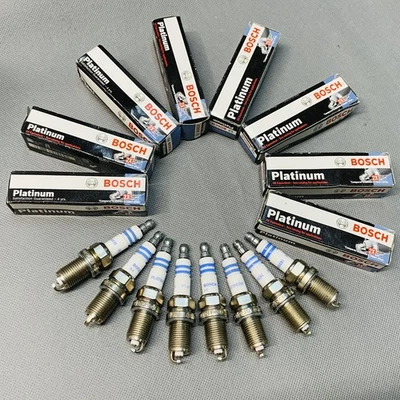 Bujía BOSCH Platinum 6730 8 piezas para Rolls-Royce Corniche Mercedes SL500 V8 Foto 1 de 4