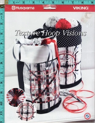 "Texture Hoop Visions" ©2012 Husqvarna Viking Sewing Machine Design CD 258 - Image 1 of 2
