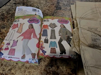 Simplicity Lizzie McGuire Pattern #4722  US Girls Size 8.5-16.5 2 FOR 1 DEAL!!! - Image 1 of 4
