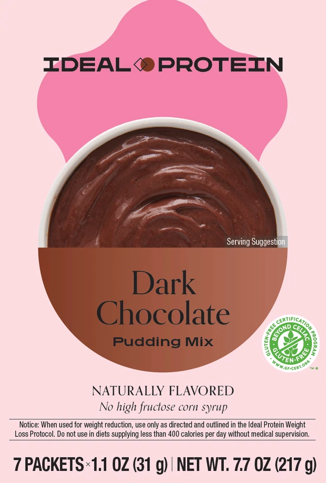 Dark Chocolate Pudding Mix  - Ideal Protein - Image 1 of 1