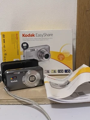 Kodak EasyShare V1003 10.0MP Digital Camera Gray  No Charger Untested - Image 1 of 4
