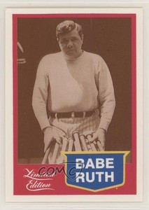 1989 CMC Babe Ruth Limited Edition Red Border Babe Ruth #4 HOF