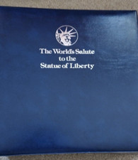 Postal Comm  "THE WORLD'S SALUTE TO THE STATUE OF LIBERTY MINT STAMP & SOUVENI