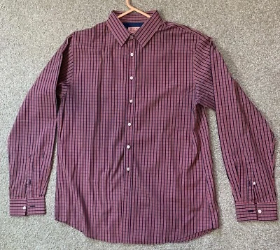 THOMAS PINK Special Edition  - long sleeve shirt- size 16 - Red, Navy, White --c - Image 1 of 3