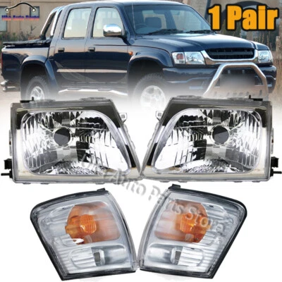 Faro delantero 4 piezas para Toyota Hilux KDN145 N150 N160 N170 N180 2001-2005 Foto 1 de 4