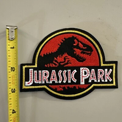 Jurassic Park (Embroidered Iron on patch) Movie / Dinosaur / Bones