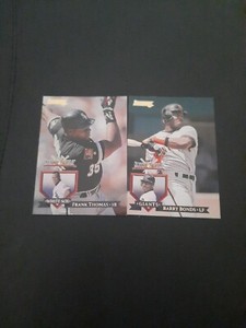 1995 Donruss National Packtime #1 Frank Thomas Barry Bonds