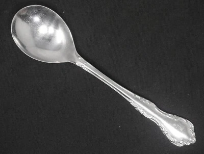Queen's Court Stainless Japan Sugar Spoon. 5 3/4" Long - Image 1 of 2