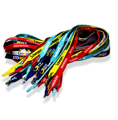 200 x Personalized Shoe Laces - 100 Pairs, Any Text Any Color, Kids Adult  10mm - Image 1 of 3