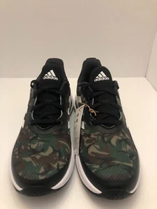 Adidas FortaRun Low Back Green Camouflage Running shoes Size 7 - Picture 1 of 7