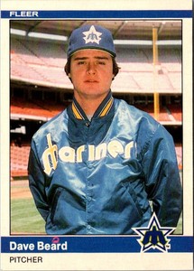 1984 Fleer Update Dave Beard #U-9 Seattle Mariners