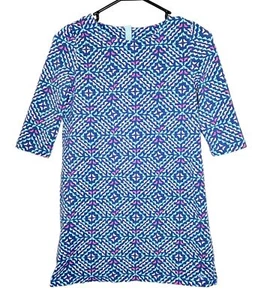 Vineyard Vines GIRL'S Whale Tail Knit Dress 3/4 Sleeve Size M - Picture 1 of 4
