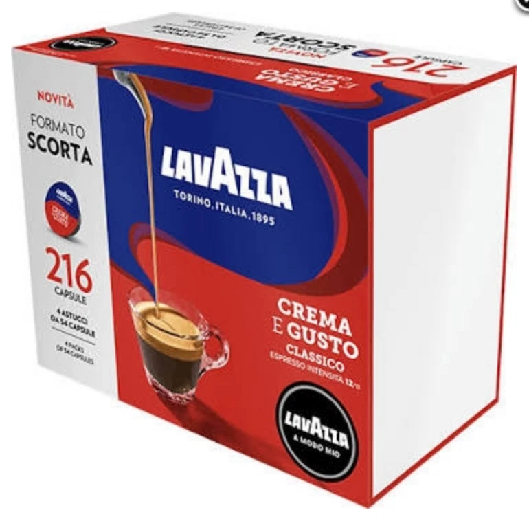 216 Kaffee kapseln Lavazza a modo mio CREMA E GUSTO  espresso - Bild 1 von 1