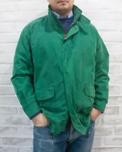 Herren Paul Shark Yachting Faltbare Grün Zip Jacke Größe M Parka Baumwollmischung - Bild 1 von 18